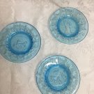 Bo Peep Piggy To Market Hey Diddle Diddle Glass Plates 6.25” Nursery Rhyme 3 Pc