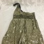 XXI Exclusive Dress Sequins One Strap Womens Large Forever 21 Short Summer