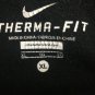 Nike Therma Fit Hoodie Just Do It Size XL Black Neon Yellow Active Wear