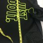 Nike Therma Fit Hoodie Just Do It Size XL Black Neon Yellow Active Wear