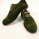1901 Brown Suede Leather Lace Up Loafers Cushion Insoles Mens Size 8M VERY NICE
