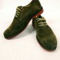 1901 Brown Suede Leather Lace Up Loafers Cushion Insoles Mens Size 8M VERY NICE
