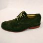 1901 Brown Suede Leather Lace Up Loafers Cushion Insoles Mens Size 8M VERY NICE