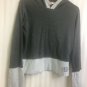 Victorias Secret Pure Cotton Top Pajama Soft Hooded Pullover Womens Size M