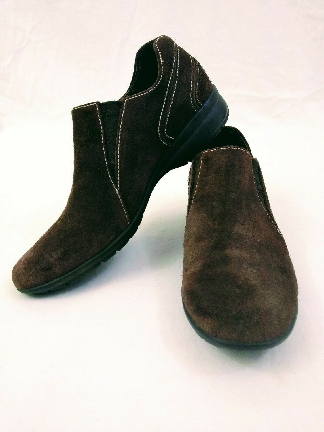 Cole Haan Brown Suede Slip On Loafers Waterproof Womens Size 6.5B