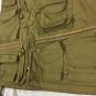 Weather Rite Fishing Vest Mens Medium Khaki Tan Pockets Zip Front