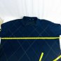 Haggar Cotton/Polyester Argyle Pull Over Long Sleeve Sweater Mens Size XXXL