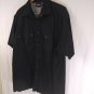 Genuine Dickies 100% Cotton Classic Short Sleeve Black Casual Shirt Mens XXL