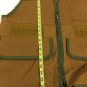 Saf T Bak Hunting Vest Mens Medium 38-40 Zip Off Game Bag Brown/green