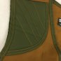 Saf T Bak Hunting Vest Mens Medium 38-40 Zip Off Game Bag Brown/green