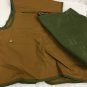 Saf T Bak Hunting Vest Mens Medium 38-40 Zip Off Game Bag Brown/green