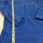 Reebok Fleece Pullover Womens Size XS Blue Thumb Holes Pouch Pocket Logo