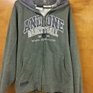 And1 Zip Up Hoodie Basketball Mens 2XL Gray Jacket
