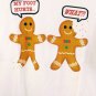 Port and Company Cotton Medium Weight White T-Shirt Gingerbread Adult Size M