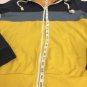 American Rag Cotton Blend Navy Blue Orange Zip Up Hoodie Size Medium