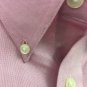 Lands End Button Up Mens 17-35 Pink Long Sleeve