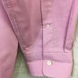 Lands End Button Up Mens 17-35 Pink Long Sleeve