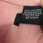 Lands End Button Up Mens 17-35 Pink Long Sleeve