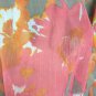 INC Blouse Womens Size 6 Sheer Butterfly Sleeves Elastic Waist
