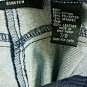Express Jeans Stretch Cutouts Womens 7/8 Floral Leather