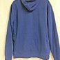 Hurley Zip Up Hoodie Sherpa Lined Blue Red Mens Large Sweatshirt