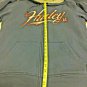 Hurley Zip Up Hoodie Sherpa Lined Blue Red Mens Large Sweatshirt