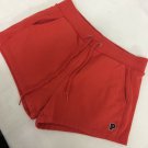 Victorias Secret PINK Shorts Womens Size Medium Red Cotton Sweat Shorts