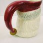 Vintage 1993 Omnibus Ceramic 2 Quart Santa Pitcher