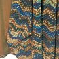Roz And Ali Open Front Fleece Jacket Cover Sweater Womens L  Blue/brown No Belt