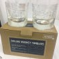 Refinery Freeze Chilling Whiskey Tumblers 2 Pc Beverage Cups 9oz Drinkware Set