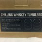 Refinery Freeze Chilling Whiskey Tumblers 2 Pc Beverage Cups 9oz Drinkware Set