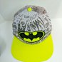 DC Comics Batman Snap Back Baseball Cap Flat Bill Yellow Graphic Body NICE