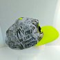 DC Comics Batman Snap Back Baseball Cap Flat Bill Yellow Graphic Body NICE