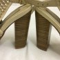 Kristin Cavallari Chinese Laundry Peep Toe Shoe Bootie Heel Beige Womens Size 8