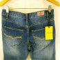 Machine pour neuf mode Distressed Blue Denim Cuffed Capris Womens Size 27 NWT
