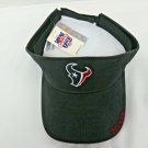 NFL GAME DAY Houston Texans one size fits all visor hook and loop strap