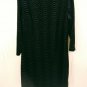 Jessica Howard Dress Womens Size 14 Black Velour With Sparkle Zip Back Party