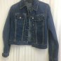 Willi Smith Jean Jacket Womens Size XS Denim Cotton Spandex 20â Length