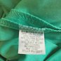 Freebird Women's Dress Size Large Green Lace With Faux Leather Zipper Side Lined