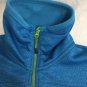 Cabelas Sweater Jacket Zip Up Knit Womens Size Small Blue/green