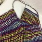 Volcom Maxi Dress Womens Small Multi Color Halter Style Lightweight