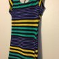 Be Bop Dress Striped Women's Size Medium Super Cute