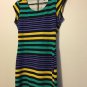 Be Bop Dress Striped Women's Size Medium Super Cute