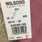 Wilsons Leather Maxima Pink Suede Coat Sherpa Lined Womens Small See Description