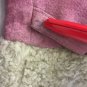 Wilsons Leather Maxima Pink Suede Coat Sherpa Lined Womens Small See Description