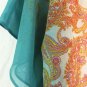 Bisou Bisou Womens Dress Size 6 Butterfly Sleeve Elastic Waist Paisley Michele B
