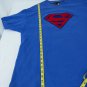 Vintage 2001 Blue Cotton Warner Bros. DC Comics Superman T-Shirt Size XL