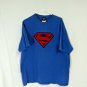 Vintage 2001 Blue Cotton Warner Bros. DC Comics Superman T-Shirt Size XL