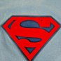 Vintage 2001 Blue Cotton Warner Bros. DC Comics Superman T-Shirt Size XL