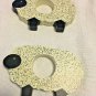 Sheep Napkin Rings Set Of 2 Avon Country Style Wooden Sheep
